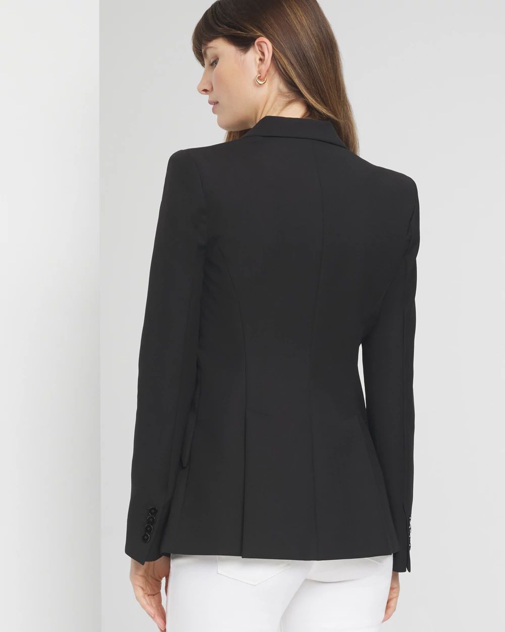 White house black market white blazer best sale